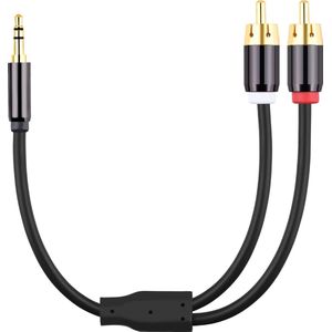 Garpex® Jack naar Tulp Kabel - Jack 3.5mm naar Tulp Kabel - RCA Kabel - Audio AUX Kabel - 1 meter