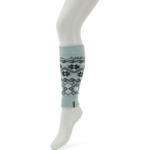 Bonnie Doon Beenwarmer Unisex Winter Time Kort 30cm Licht Blauw Noors Patroon Boottop 100% Acryl - Winters Patroon - Mode - Geen Sneeuw In Schoenen - Warm - Elegant - Dames - Jeugd - Comfortabel - Licht Blauw - Cameo Blue - 1 Paar - BP231789.523