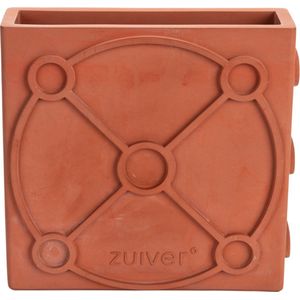 Zuiver Graphic Vaas - Plat - Terracotta