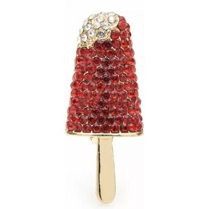 Broche Ice cream ( Rood Kleurig )