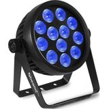 LED Par - BeamZ BAC509 LED Par met 12x 10W LED's - Vele kleuren en mogelijkheden - Incl. afstandsbediening - Zwart