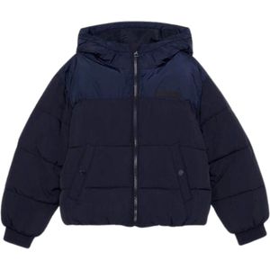 Tommy Hilfiger NEW YORK PUFFER JACKET Meisjes Jas - Blue - Maat 12