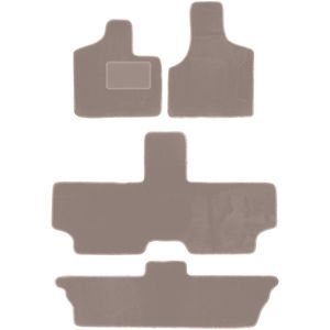 Beige velours vloermatten voor: Chrysler Voyager III 7-zits (2001-2007)