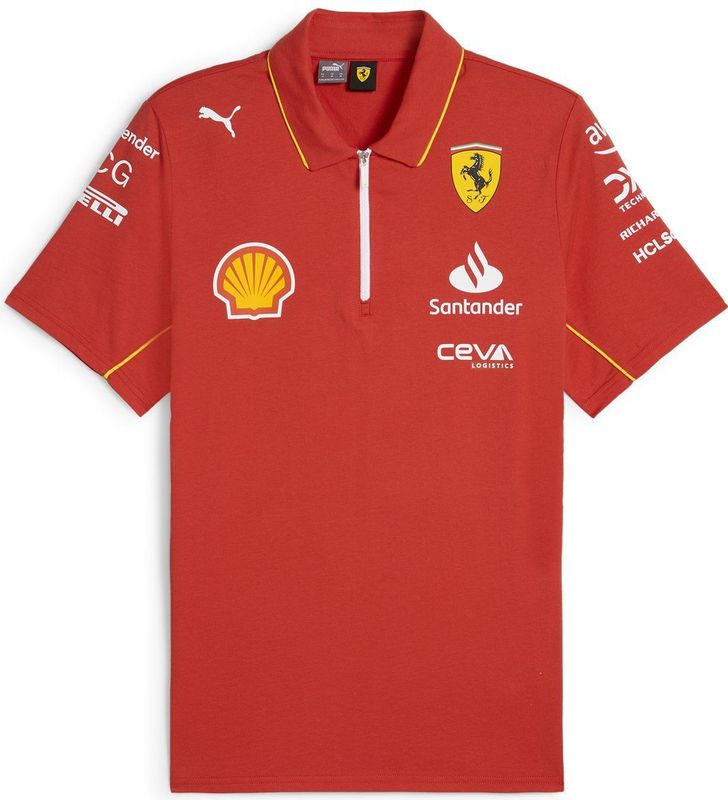 Ferrari Teamline Polo 2024 L - Charles Leclerc - Carlos Sainz - Formule 1