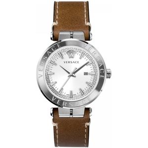 Versace VE2F00121 horloge mannen - Roestvrij Staal - zilver