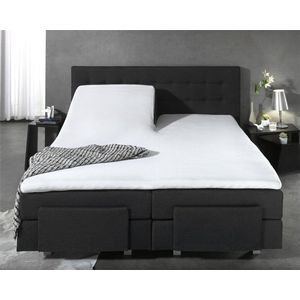 Comfortabele Splittopper Molton Hoeslaken  | 180x210 | Heerlijk Zacht| Optimale Bescherming Tegen Vuil En Huismijt