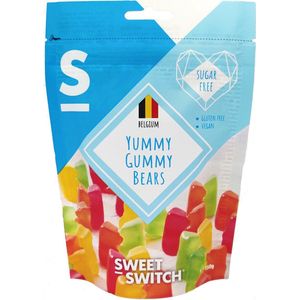 SWEET-SWITCH® - Yummy Gummy Bear - Snoep - Suikervrij - Glutenvrij - Vegan - KETO - 12 x 150g