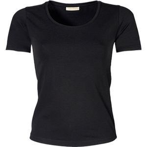 Women´s Stretch T-shirt met korte mouwen Black - 3XL