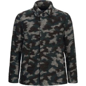Peak Performance - Wool Camo Shirt - Scheerwollen Vest - XL - Groen