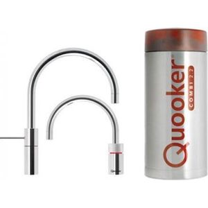 Quooker Combi+ TWINTAPS Nordic Round Chroom