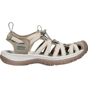 Keen Whisper Dames Wandelsandalen Taupe/Coral | Taupe | Polyester | Maat 40.5 | K1022810