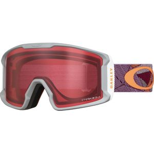 Oakley skibril Line Miner XM Wit / Paars - met Prizm Rose lens