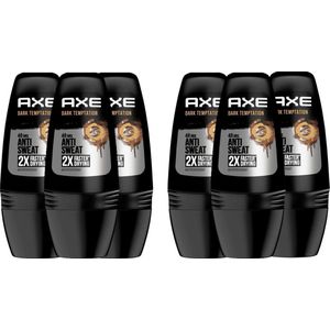 Axe Deodorant Roller Dark Temptation 6 stuks Voordeelverpakking