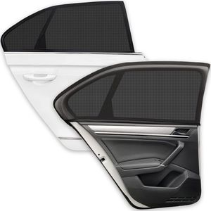 Universele zonwering voor de auto, met uv-bescherming/verblindingsbescherming, voor de achterruit, beschermt baby's, kinderen en huisdieren, 2 stuks