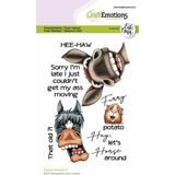 Clearstamps A6 - funny animals 3 ENG Carla Creaties