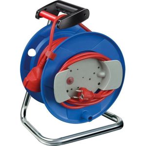 Brennenstuhl Garant G IP20 Kabelhaspel, 25 m, speciaal kunststof (gebruik binnenshuis) - Made in Germany - blauw