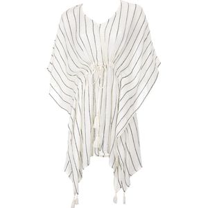 Olympia - Poncho - beige - 100% katoen - Maat 34