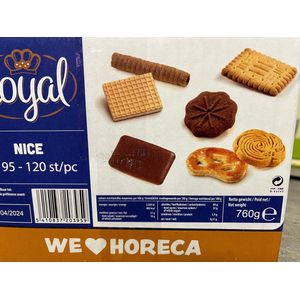 Royal Nice koekjes professioneel - 120 stuks per stuk verpakt