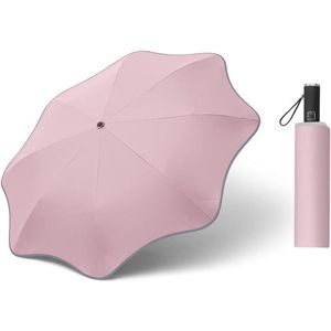 Ronde hoek paraplu - lichtgewicht anti-prik - 1 stuk - meerkleurig - glasvezel