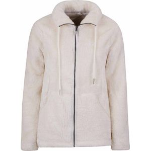 BJØRNSON Elin Coral Fleece Vest Dames 4 seizoenen - Zacht - Maat 48 - Off-White