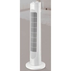 Silvercrest Toren ventilator 50W - Wit - Draaifunctie - Timer