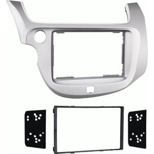 2-DIN radiopaneel Honda Fit/Jazz(GE) 2008-2015 zilver (METRA)