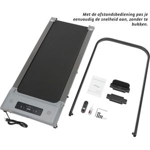 Loopband - Wandelband 10 Kmph - Walking Pad Tot 100kg - Treadmill Inklapbaar - Loopband Elektrisch – Fitness – Hometrainer Met Afstandsbediening En Lcd-display – Crosstrainer - Home Trainer