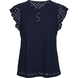 VERO MODA VMTASSA SS O-NECK TOP JRS GA Dames Top - Maat L