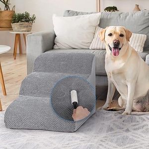 hoog, huisdiertrap, hondentrap, 59D x 39W x 40H centimetres
