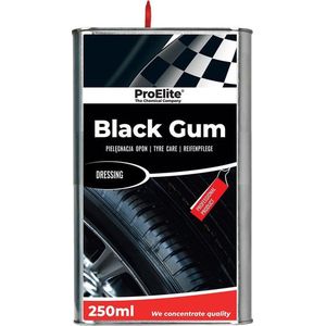 Pro Elite | Banden zwart | 1 liter | black gum met gratis spons | Auto wassen
