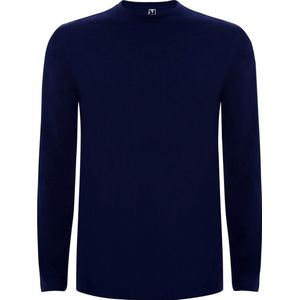 Donker Blauw Effen t-shirt lange mouwen model Extreme merk Roly maat 3XL