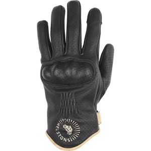 Helstons Sun Air Zwart Beige - Maat T12 - Handschoen