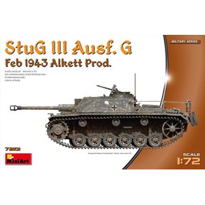 1:72 MiniArt 72101 StuG III Ausf. G Feb 1943 Prod Plastic Modelbouwpakket