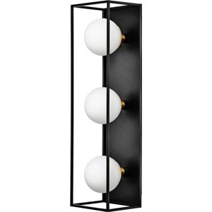 LEDVANCE DECOR Vierkante badkamer wandlamp IP44, zwart, G9