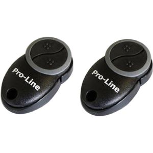 2x Pro-Line CND1 Handzender – 4-Kanaals 868 MHz – Zwart – Voor Industriële Garagedeuren
