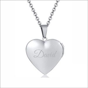 Fotohanger Met Ketting En Naam Gravering - David
