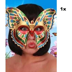 Oogmasker paradijs vlinder - masker festival thema feest party