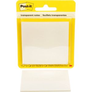 Post-it Transparent Notes | 36 vel | ft 73 x 73 mm | op blister