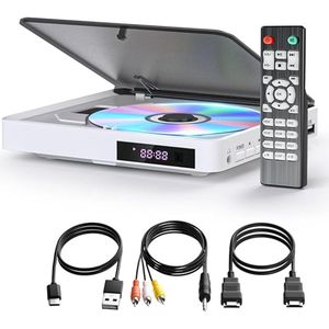 DVD Speler met HDMI - Haarscherpe Beeldkwaliteit - Geschikt voor Moderne TV’s - Compact en Gebruiksvriendelijk Design - Voor Films, Series en Muziek - Betrouwbare Entertainmentoplossing voor Thuis