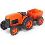 Green Toys tractor oranje