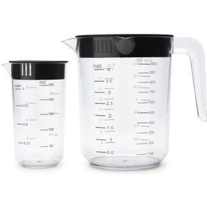 Brabantia Tasty+ Maatbeker set 2-delig - Dark Grey