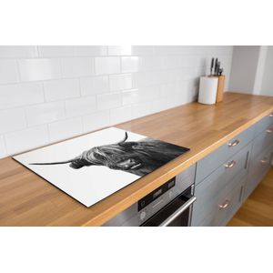Inductiebeschermer - Hooglander - 60x55 cm - Inductiebeschermer - Inductie Afdekplaat Kookplaat - Inductie Mat - Anti-Slip - Keuken Decoratie - Keuken Accessoires