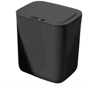 directly Prullenbak - Smart Prullenbak - Badkamer Accessoires - 18 Liter - Afval scheiden - Op Batterij - Slimme Sensor - Elektrische Afvalbak - Kleur Zwart