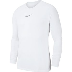 Nike Park Dry First Layer Shirt Thermoshirt - Maat XXL - Mannen - wit/grijs