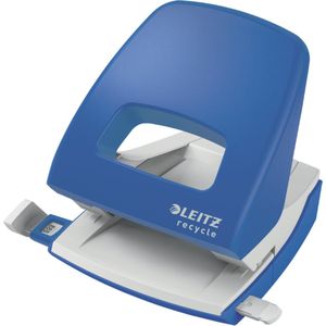 Leitz NeXXt Recycle Duurzame 2- Gaats Perforator - Perforeert Tot 30 Vel - Blauw