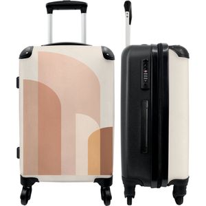 NoBoringSuitcases.com - Grote koffer - Kunst - Abstract - Kleuren - Patroon - Reiskoffer met 4 wielen - Trolley op wieltjes - Rolkoffer groot - 90 liter - Ruimbagage valies 20kg - Valiezen voor volwassenen