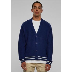 Urban Classics - Sporty Boxy Cardigan - XXL - Blauw