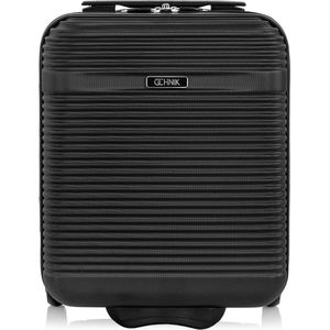 cabine koffer | harde koffer | Materiaal: ABS | Kleur: zwart | Maat: XS| Afmetingen: 40 x 30 x 18 cm | Inhoud: 24 liter | 2 wielen | Hoge kwaliteit