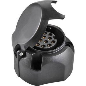 ProPlus Stekkerdoos - 13-polig - PVC - Jaeger type - zwart