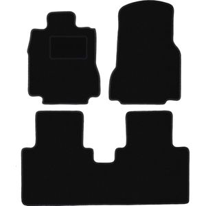 Zwarte veloursmatten voor: Mercedes Vaneo W414 minivan (2001-2005)